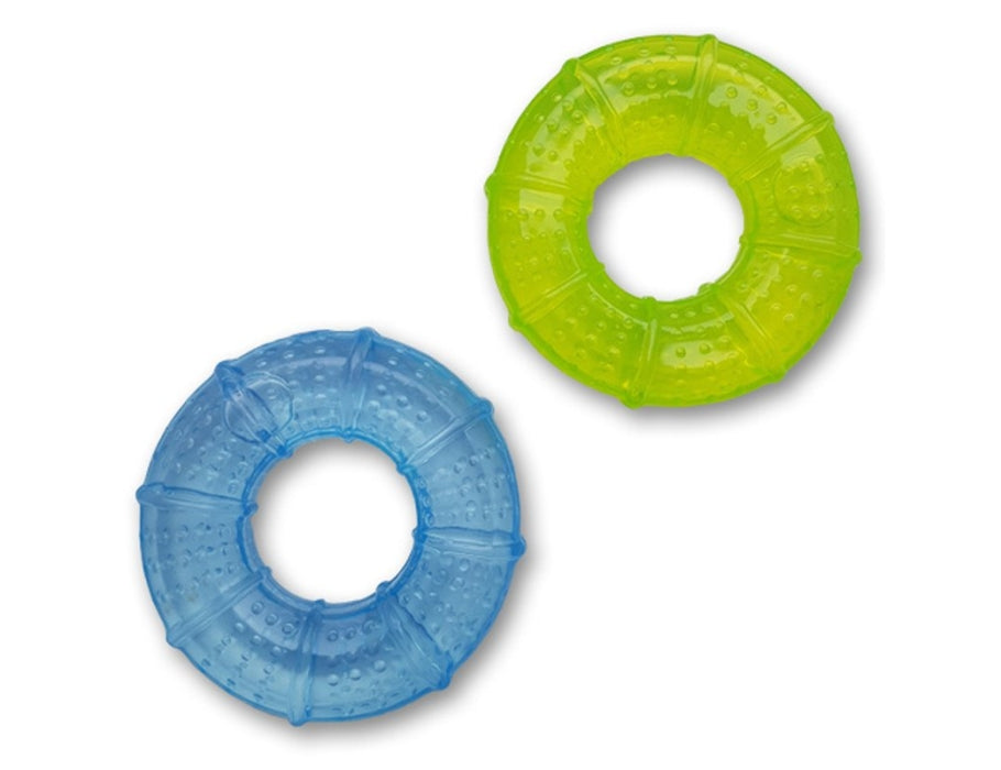 Goldi Sauger Bijtring 2 pezzi di verde e blu