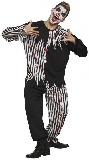 Boland Blown Clown Costume unisex in bianco e nero taglia 50-52 (M)