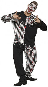 Boland Blown Clown Costume unisex in bianco e nero taglia 50-52 (M)