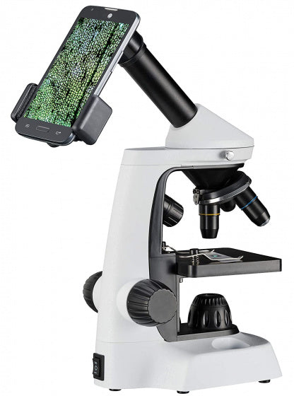 Bresser Microscope 40x-20000x junior 30 cm ocelový bílý 8-dír