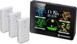Bresser Weather Station Thermo Hegro Quadro NLX 17 cm sort 4-delt