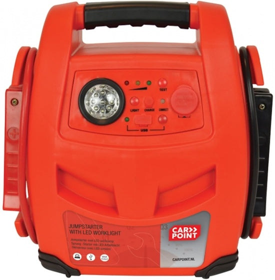Carpoint Jumpstarter 900a avec lampe à LED Orange