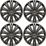 Carpoint Hubcaps Giga 15 pouces ensemble anthracite de 4