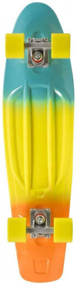 Choke Jim Tricolor Skateboard 71 cm bleu jaune orange
