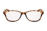CWI Lectura de lectura unisex Brown rectangular (CWI4000) Fuerza +2.5
