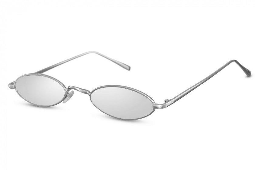 CWI Sunglasses Ladies Oval Randloos Cat. 3 Silver Silver