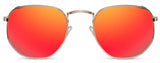Solbriller Unisex Gold Red (CWI2413)