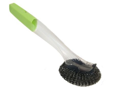 Brosse à lèvres en acier à vaisselle avec la poignée
