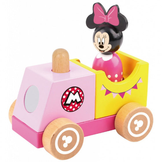 Disney Minnie Mouse Trælegetøjstog 18 måneder 2-delt