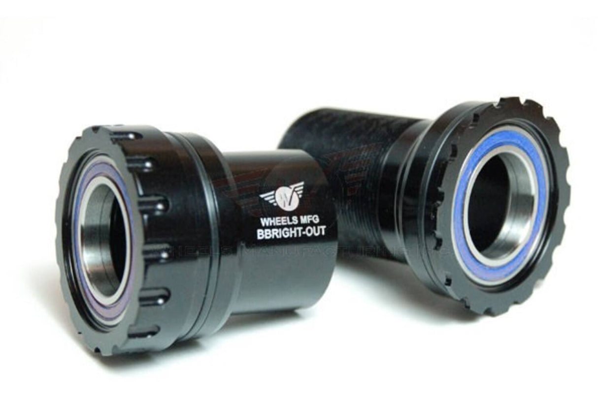 Roues de fabrication roues MFG Bas Bras bbright sram 22 24 mm abec 3 noir
