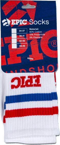 Epische Sportsocken Weiße Größe 46 49