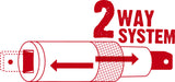 Gedore Red Adapter Extension 6-in-2 Silver 2-díl
