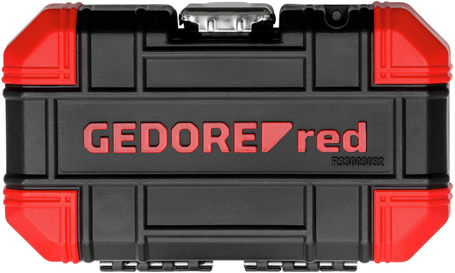 Gedore Red Bitset with Bit screwdriver 32-piece