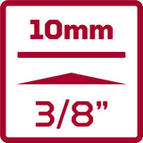 GEDORE ROTE DICE KLEYSDRIVER SET 3 8 TX Silber 10-Stück