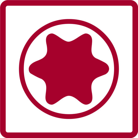 GEDORE ROTE DICE KLEYSDRIVER SET 3 8 TX Silber 10-Stück