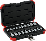 Gedore Red Dops Set Set 1 2 tum TX Silver 20-stycken