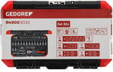 Gedore Red Dip Keys Set 1 4 pouces SW 4-13 mm Black 33 pièces
