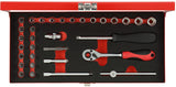 GEDORE RED DOPS Set Set 1 4 palčni SW 413 mm Srebro 32-deli