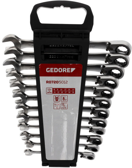 Gedore Red Ringratel-Steek keys set SW 8-19 mm 12-piece