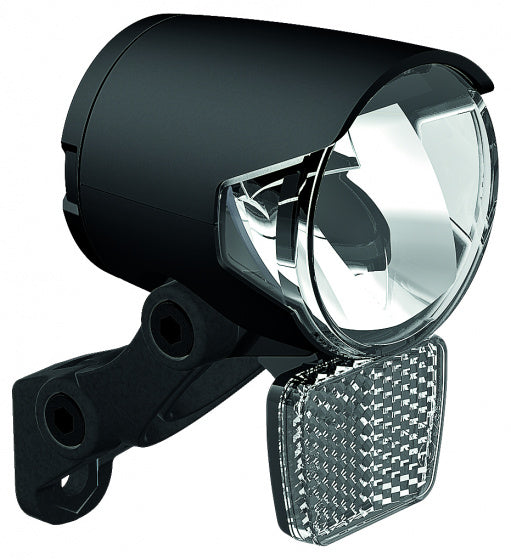 Herrmans Headlight H-Black MR4 E 6-12 Volt con supporto 100 120 Lumen