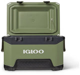 Igloo 52 Cool Box pro konstrukci 49 litrů armády zelené černé