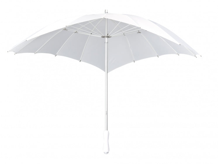 Falcone Paraplu hartvormig 110 cm polyester wit