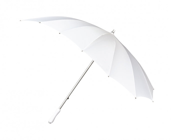 Falcone Paraplu hartvormig 110 cm polyester wit