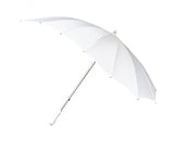 Falcone Paraplu hartvormig 110 cm polyester wit