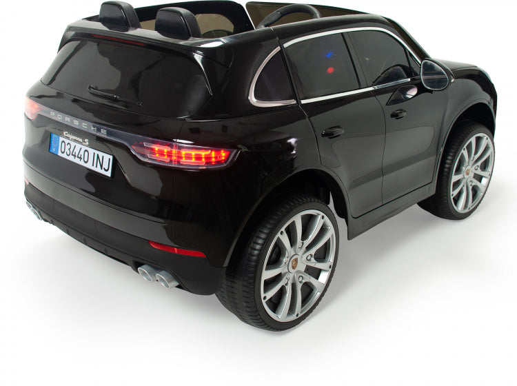 Injusa Porsche Cayenne S Elektrische Kinderauto 12V Zwart
