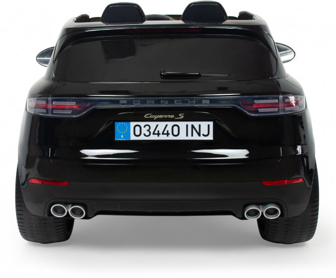 Injusa Porsche Cayenne S Elektrische Kinderauto 12V Zwart