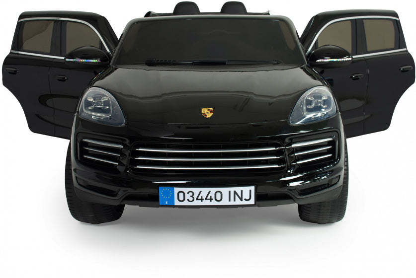 Injusa Porsche Cayenne S Elektrische Kinderauto 12V Zwart