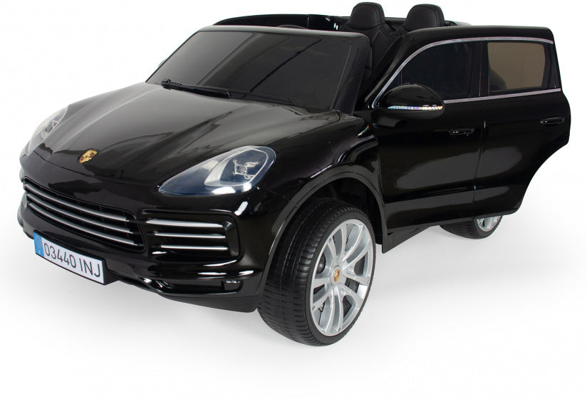 Injusa Porsche Cayenne S Elektrische Kinderauto 12V Zwart