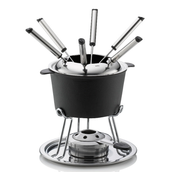 Kela comore fondues set 800 ml 11-delni črni