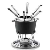Kela comore fondues set 800 ml 11-delni črni