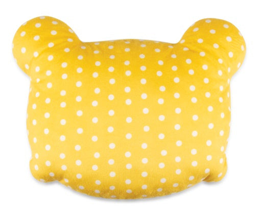 Coussin de ruban de citron Junior 35 cm Polyester blanc jaune