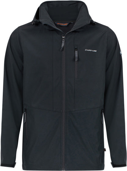 Life Line Hidde Softshell Jacket Men Black Size L