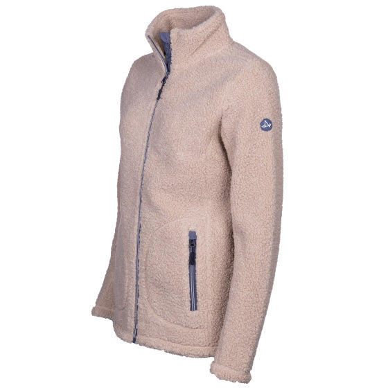 Life Line Lorne Sherpa Fleecejas Ladies Beige Size 4XL