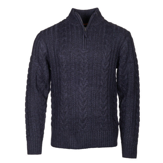 Life Line Marcel Magle in maglia mezza zip uomini dimensioni blu scuro xl