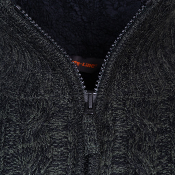 Life Line Morgan 2 Morgan Knit Full Zip Men's Green Size 3xl