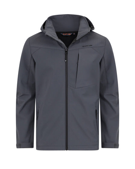 Life Line Murray Softshell Jacket Men Gray Size 3XL