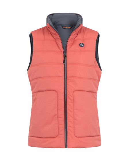 Life Line Tully Fake Down Bodywarmer Ladies Red Size XXL