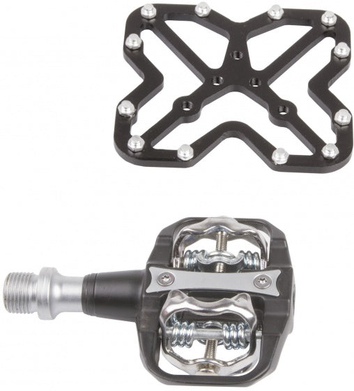 M-Wave platform for SPD and Look click pedals Black 2 pieces