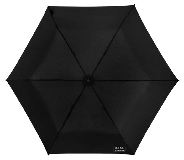 Minimax paraply UPF50+ 92 cm polyester sort lyserød