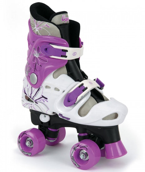 Osprey Rolschaatsen verstelbaar meisjes wit paars maat 32-36