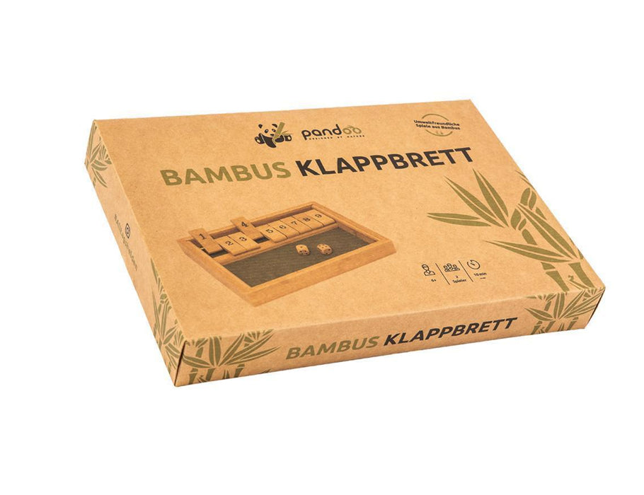 Pandoo zavřete krabici Dice Game bambus