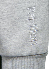 Papillon sudor capucha algodón damas tamaño gris xxl