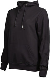 Papillon sudore di cotone con cappuccio di cotone donna nera taglia m