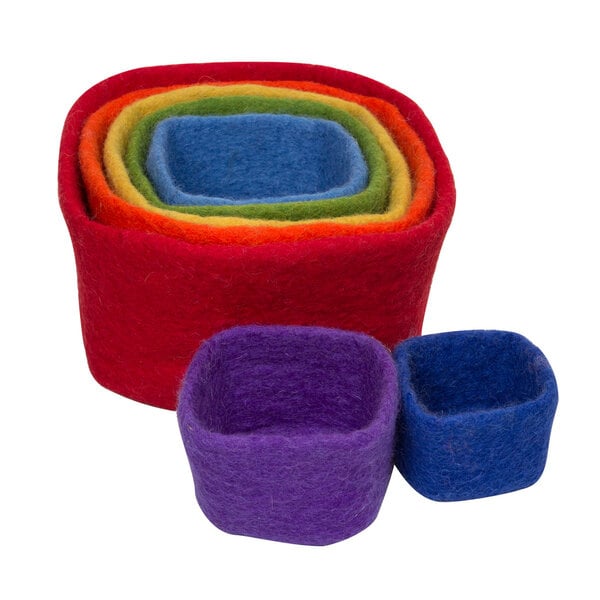 Papoose Spillsaachen Papoose Spillsaachen stacking Cubes Reebou 7pc
