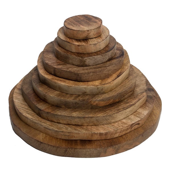 Papoose Spillsaachen Papoose Spillsaachen Holz Stacking Pyramid 9PC