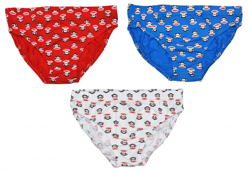 Paul frank Ondergoed junior rood blauw wit 3 stuks mt 6 8 jaar